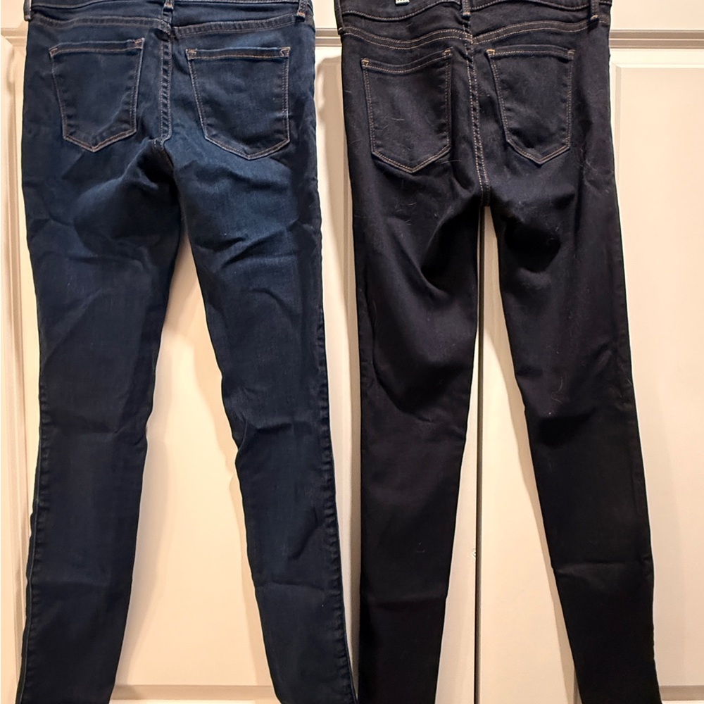 Elegant dark wash Women's Skinny Jeans
